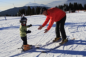 ski débutants Le Grand Massif